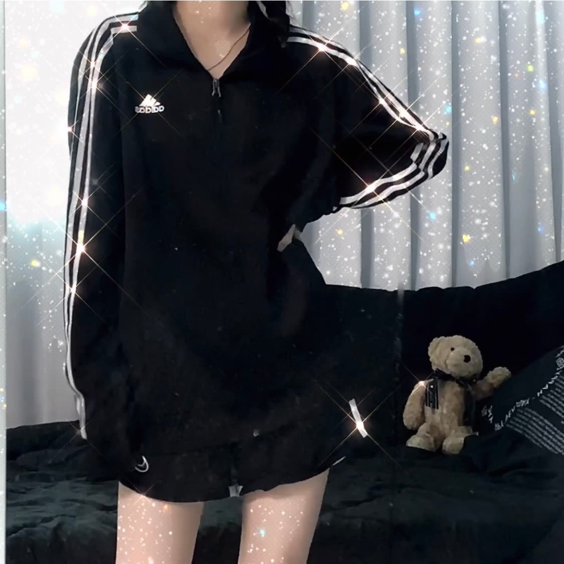 아디다스 져지 삼선 트랙탑 L 100 상품이미지2