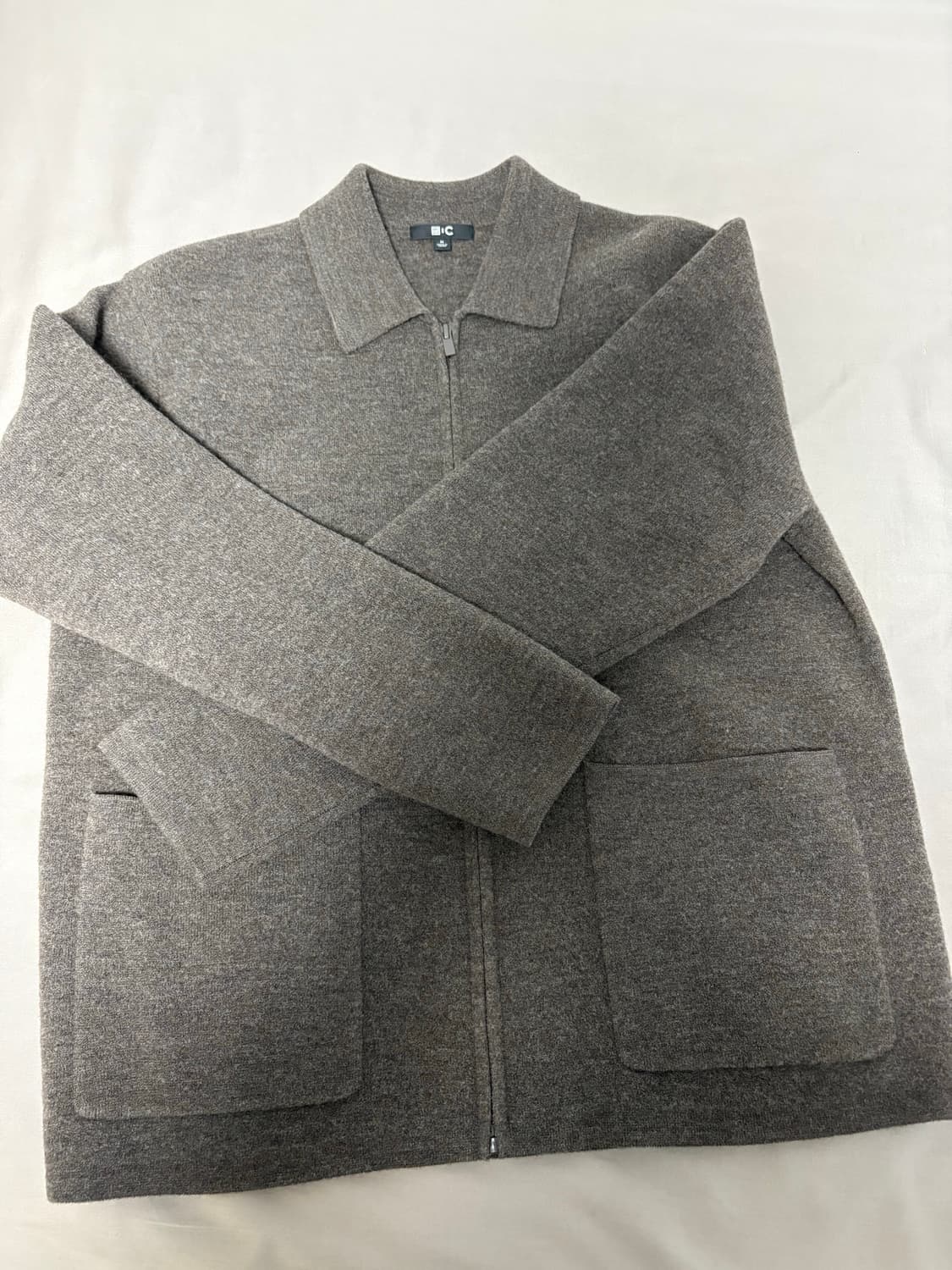 유니클로C 25fw 니트풀집자켓 재킷 M 상품이미지3