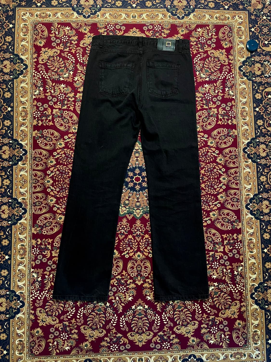 [46] 우영미 블랙 데님 팬츠 플레어핏 like levis 517 상품이미지2