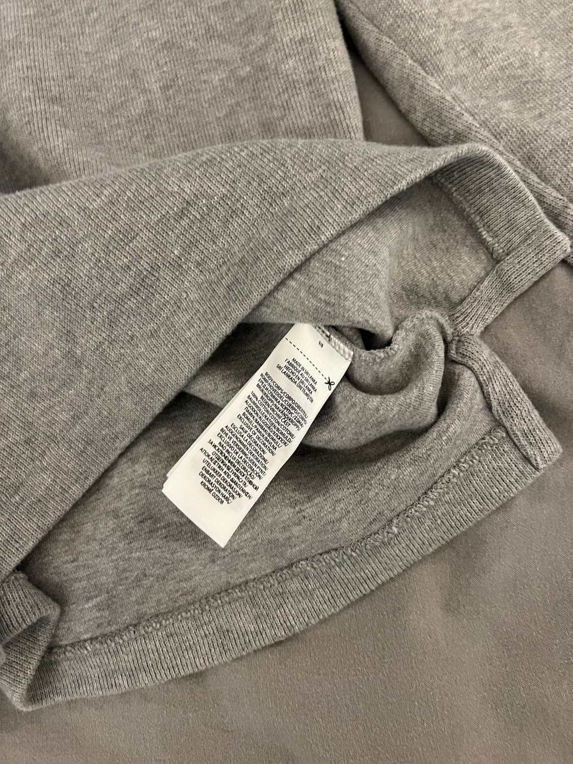 폴로 랄프로렌 하프 집업 니트 그레이 S 상품이미지5