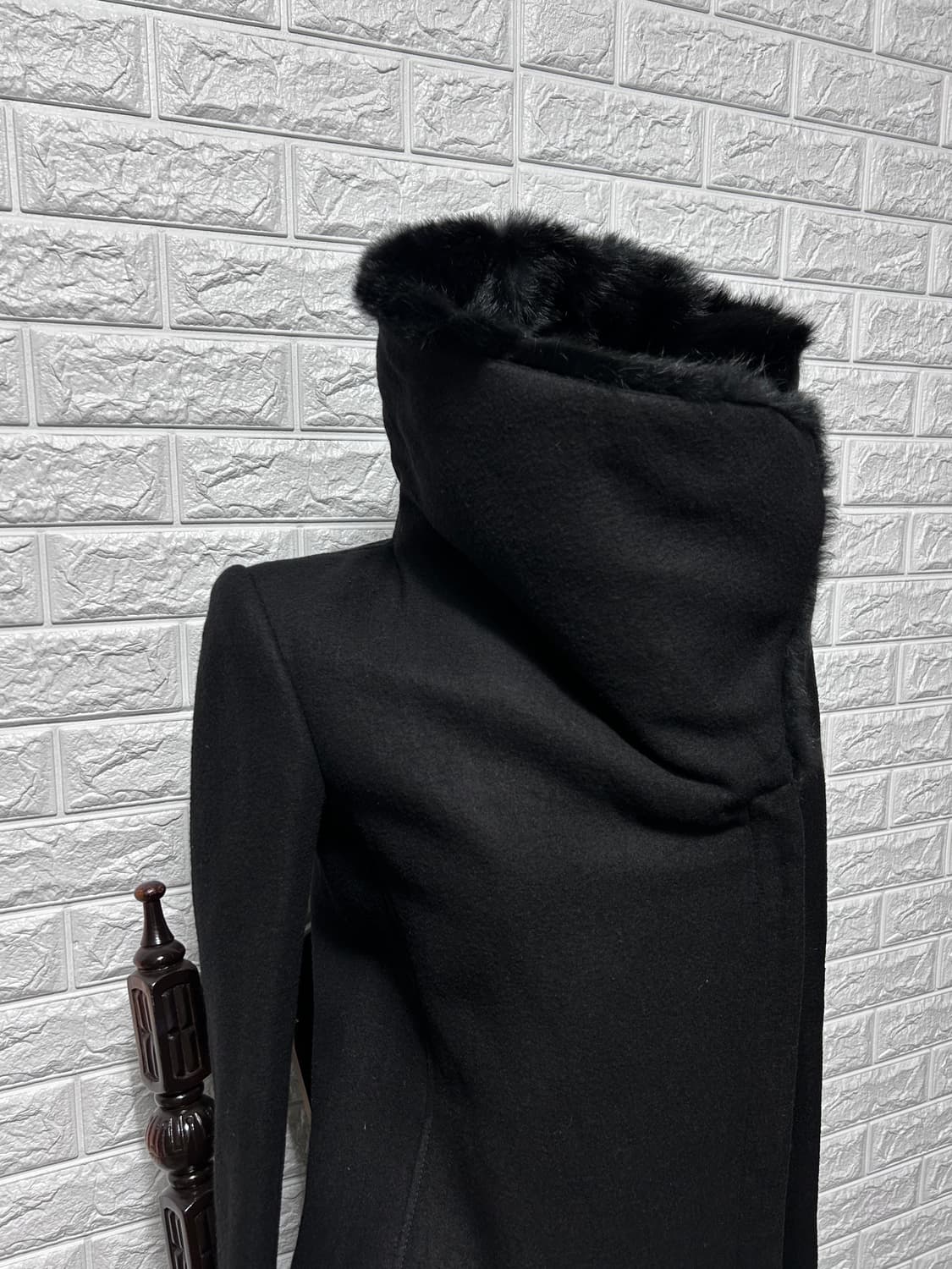 헬무트랭 래빗 퍼 하이넥 코트 (03-04 FW) 상품이미지2