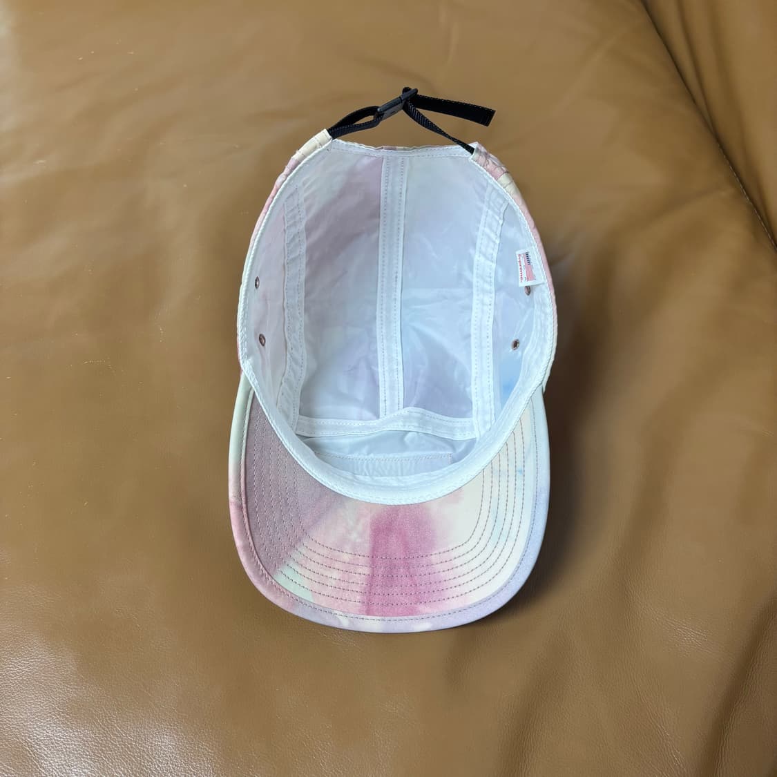 슈프림 캠프캡 모자 박스로고 21ss 리플렉티브 다이드 마젠타 상품이미지6