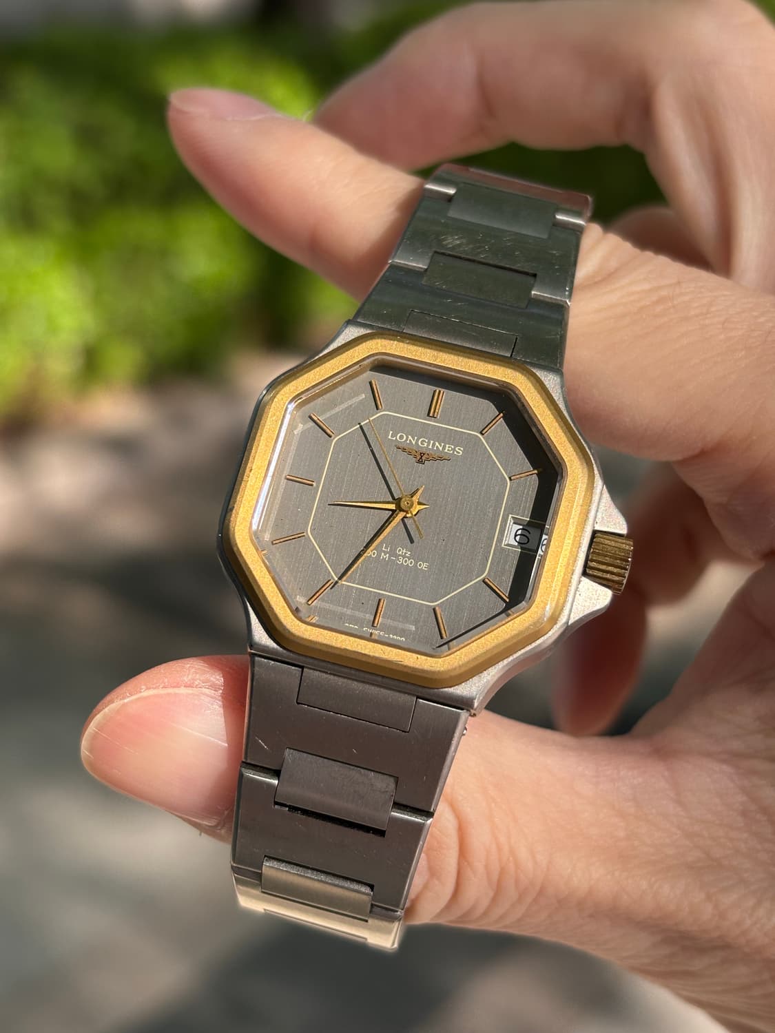 론진 옥타곤 (티타늄) - 차콜그레이 다이얼 상품이미지1