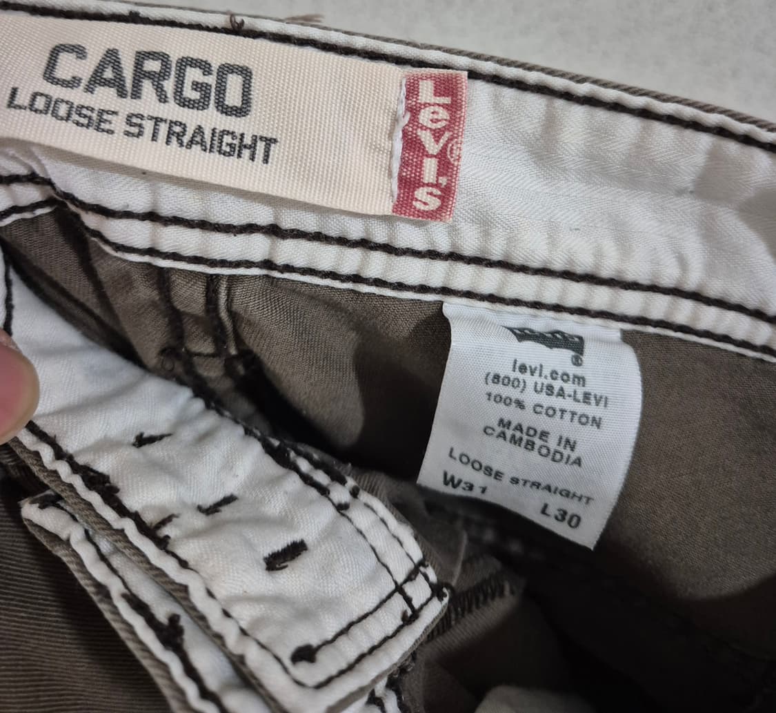 [31~32]리바이스 빈티지 카고팬츠 바지 루즈스트레이트 상품이미지7