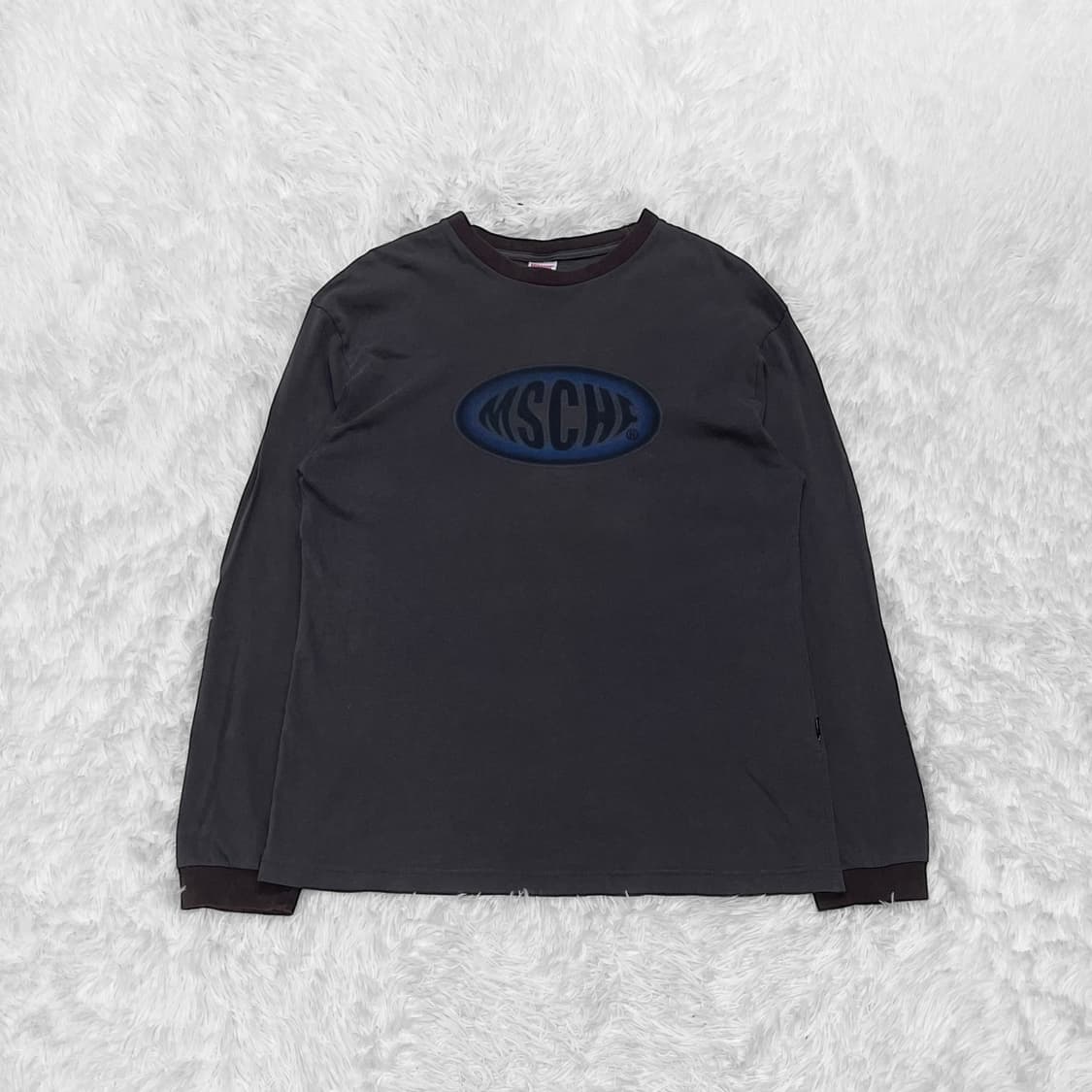 미스치프 프린팅 롱슬리브 다크 그레이 상품이미지2