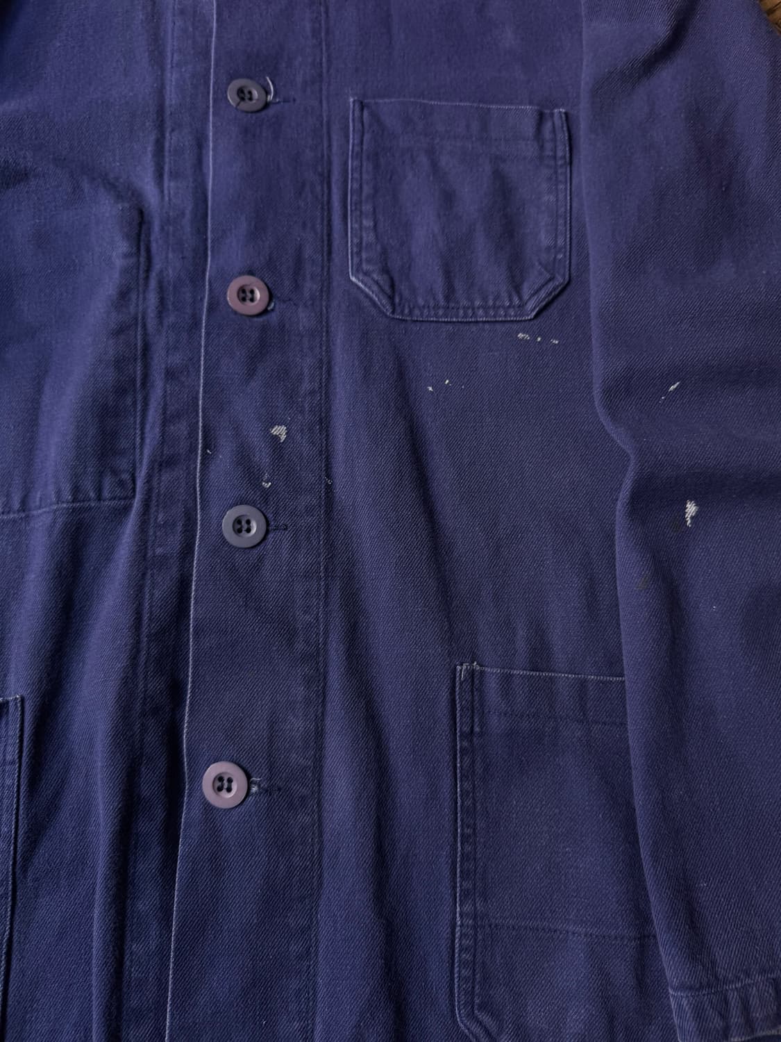 [M]90's EIKO 빈티지 페인팅 프렌치 워크자켓 상품이미지4