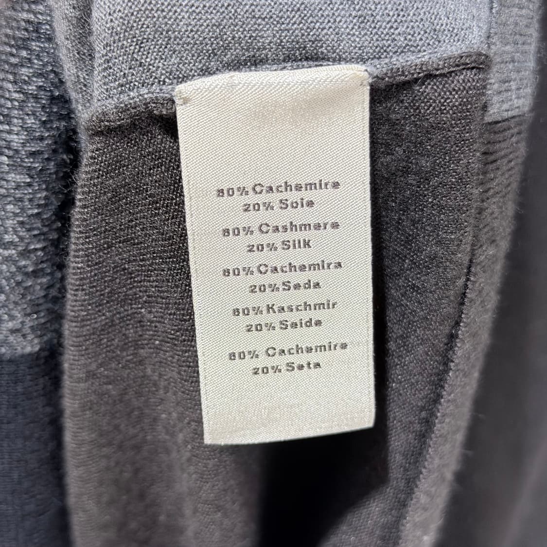 (A+/XL) / 에르메스 실크 캐시미어 폴로 니트 스웨터 상품이미지6