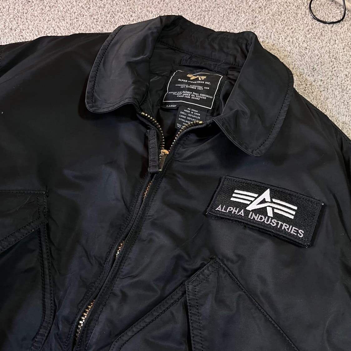 알파인더스트리 cwu 항공점퍼 상품이미지2