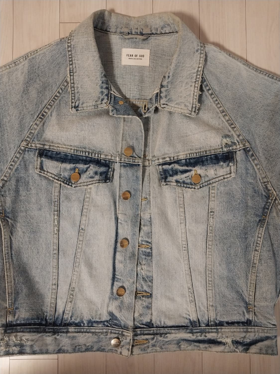 피어오브갓 6th 데님 자켓 트러커 자켓 상품이미지2