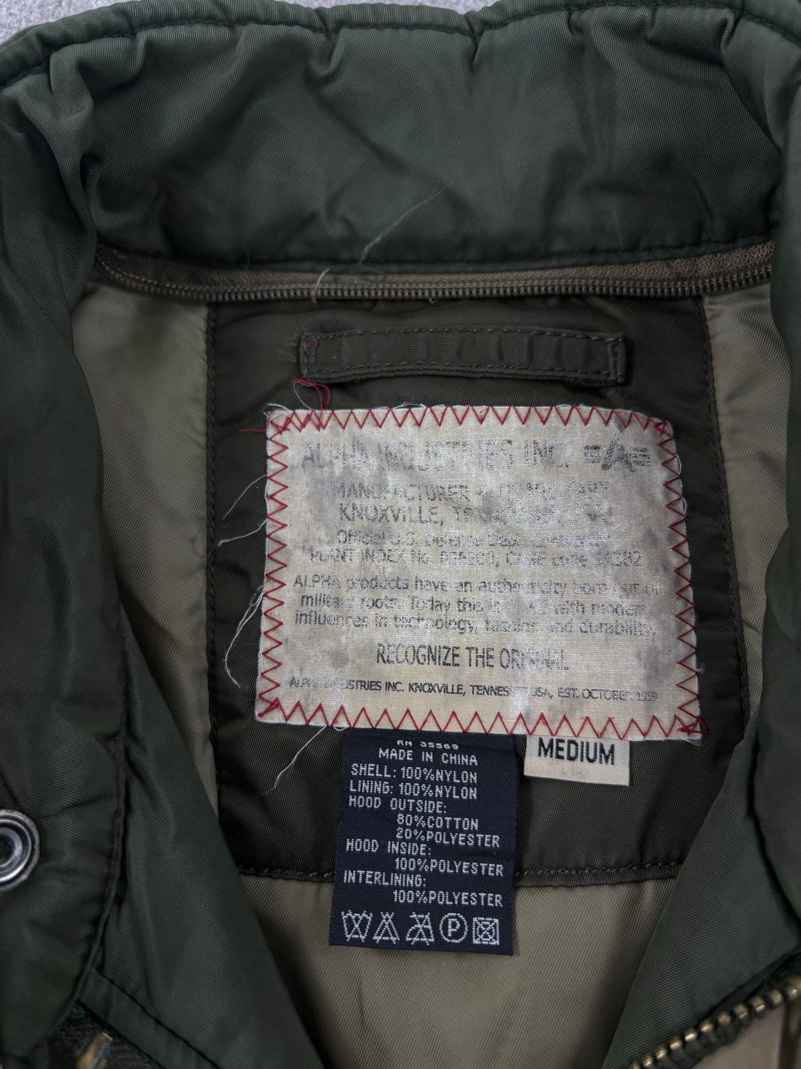 Alpha industries Patch Work N3B Parka    상품이미지5