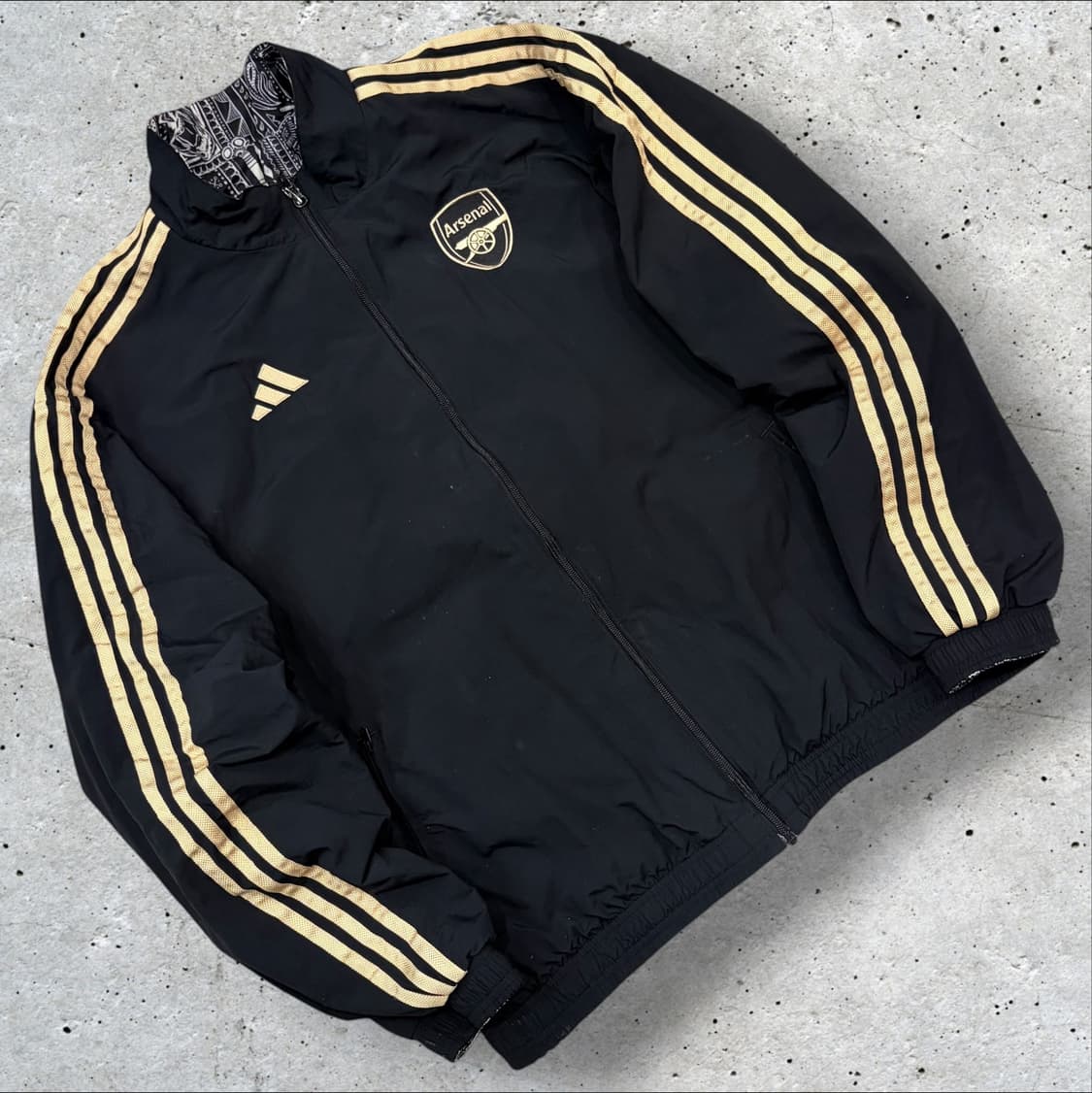 [XL] 아디다스 이안 앤섬 리버시블 아스날 블랙 트랙 자켓 D723 상품이미지1