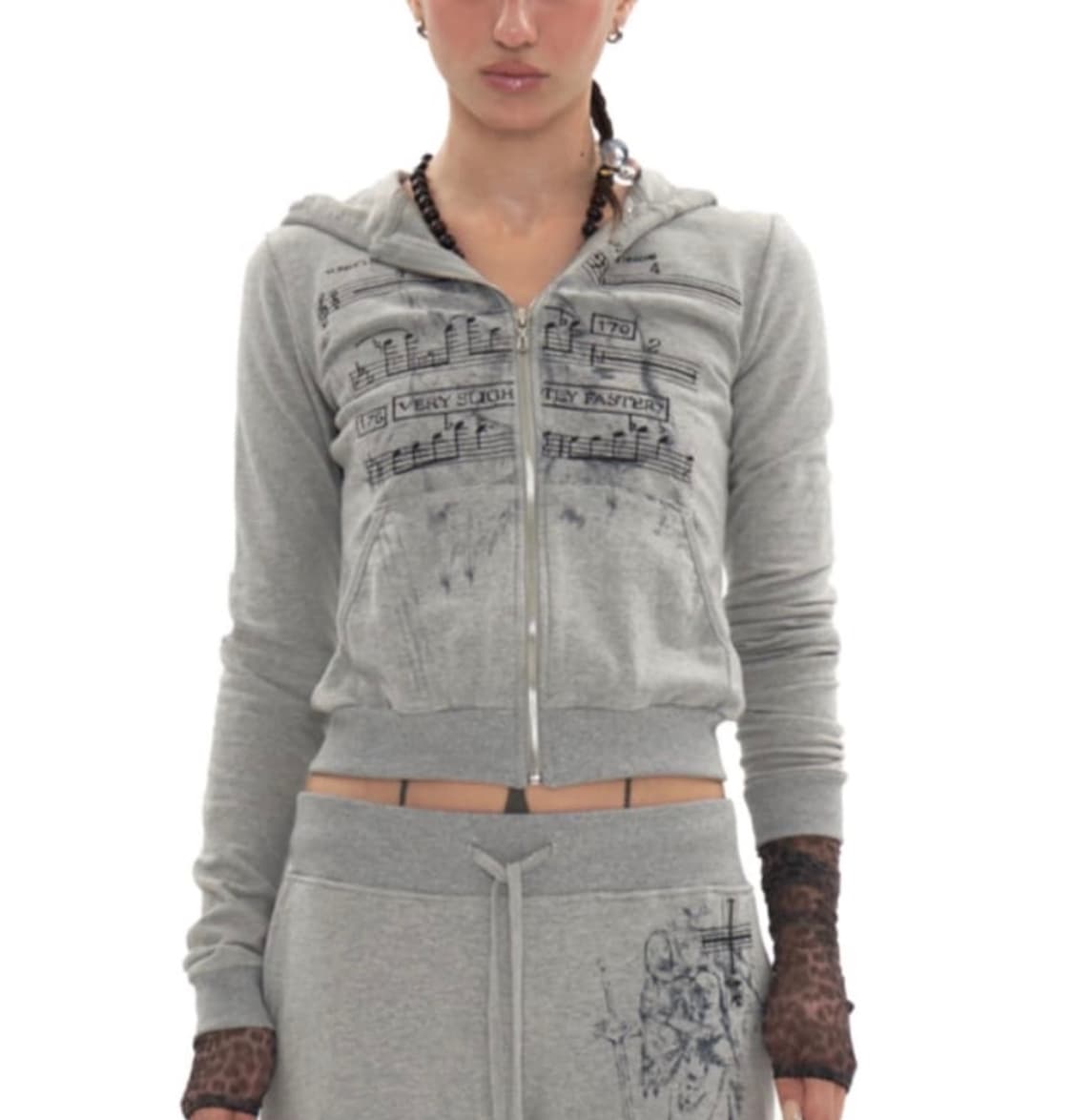 (구매) 604 서비스 stressed musician 후드집업 뮤지션 상품이미지1