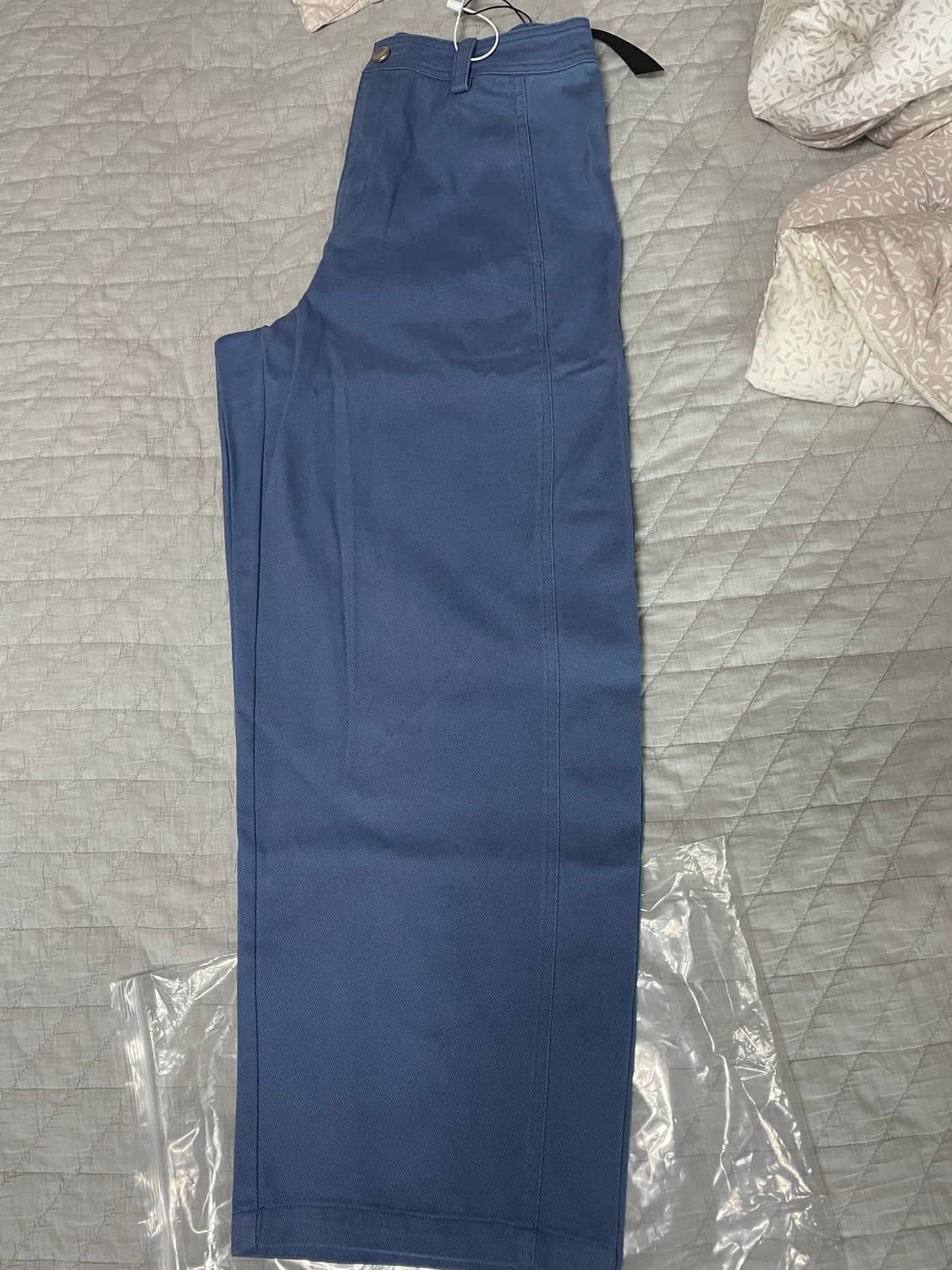 oinimi french blue volume straight pants 상품이미지4