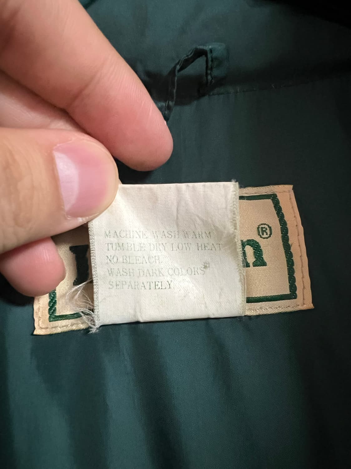 80s L.L.bean 엘엘빈 패커블 구스 다운 푸퍼 자켓 XXL 상품이미지6