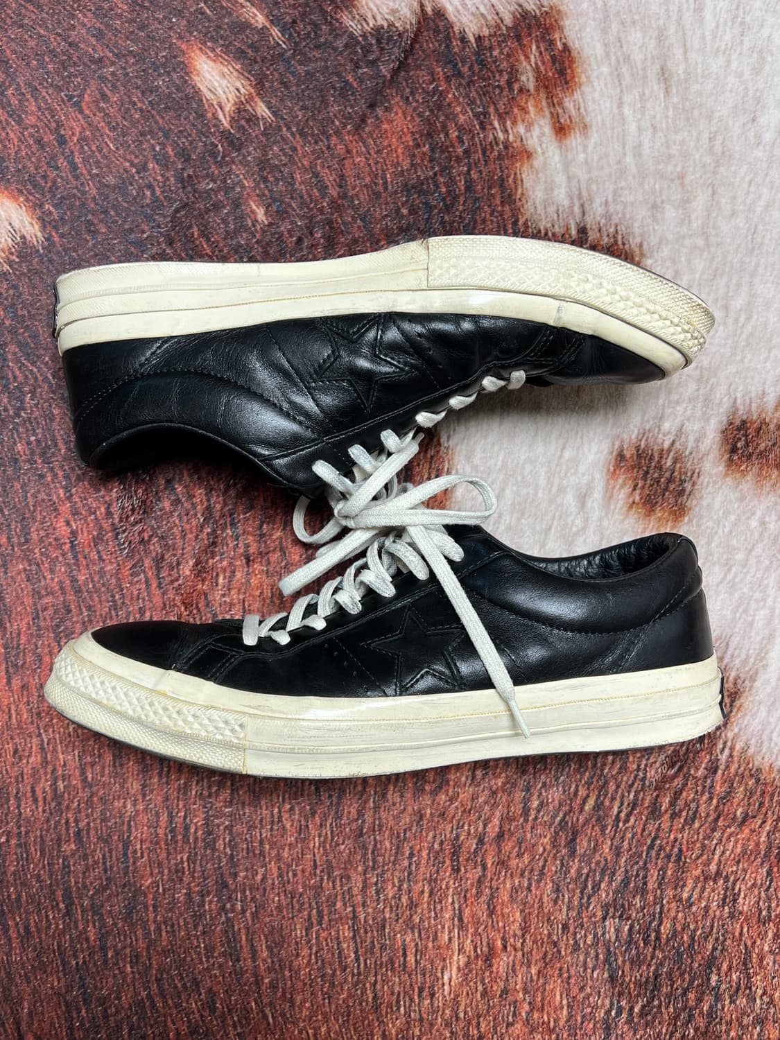 [280] Converse 컨버스 원스타 레더 블랙 상품이미지1