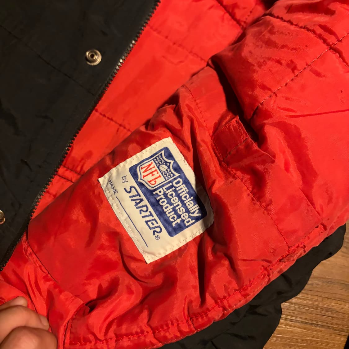 90S STARTER 49ERS HOODED JACKET XL 상품이미지7