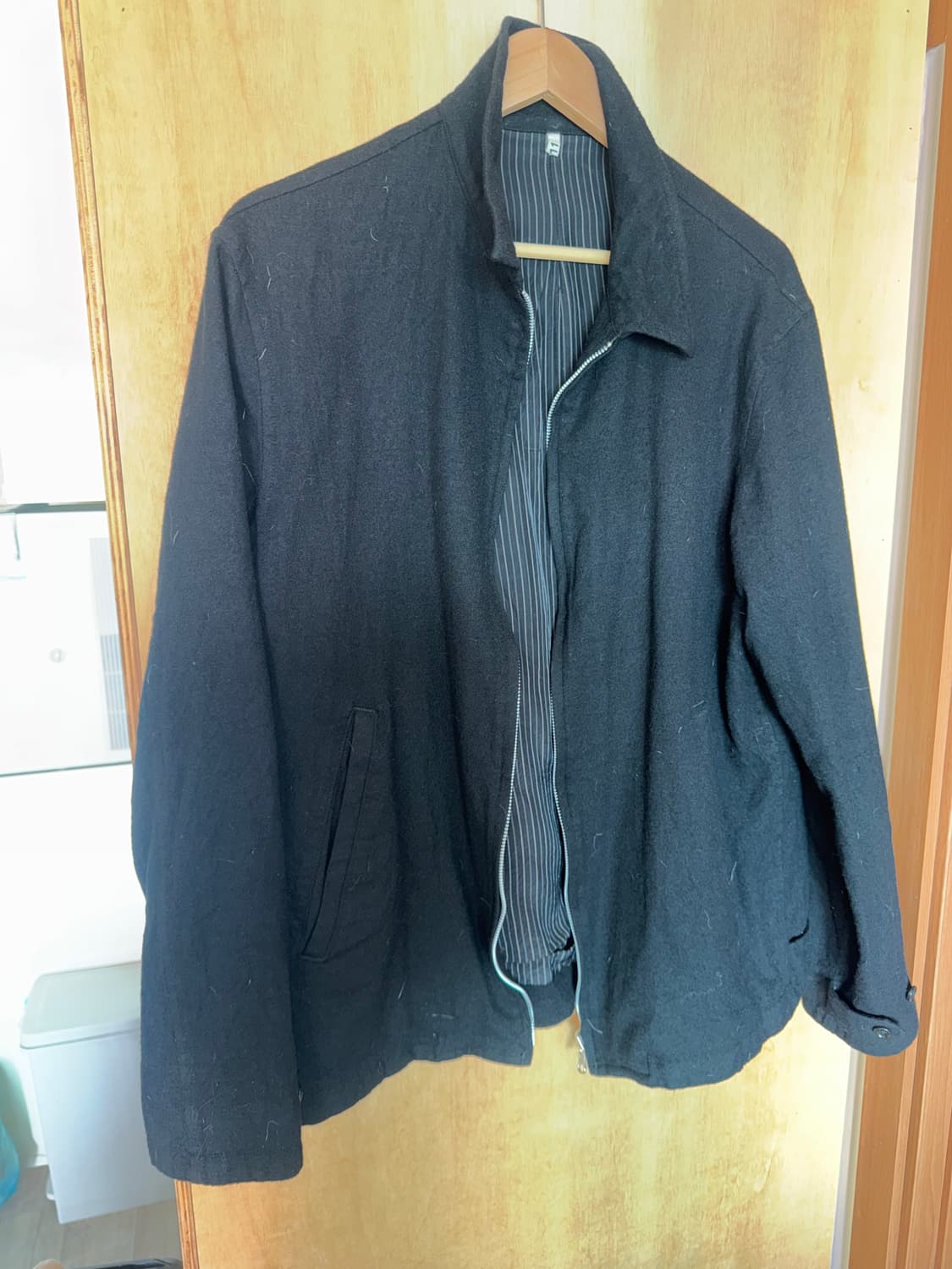 khoki 축융 울 집업자켓 상품이미지2