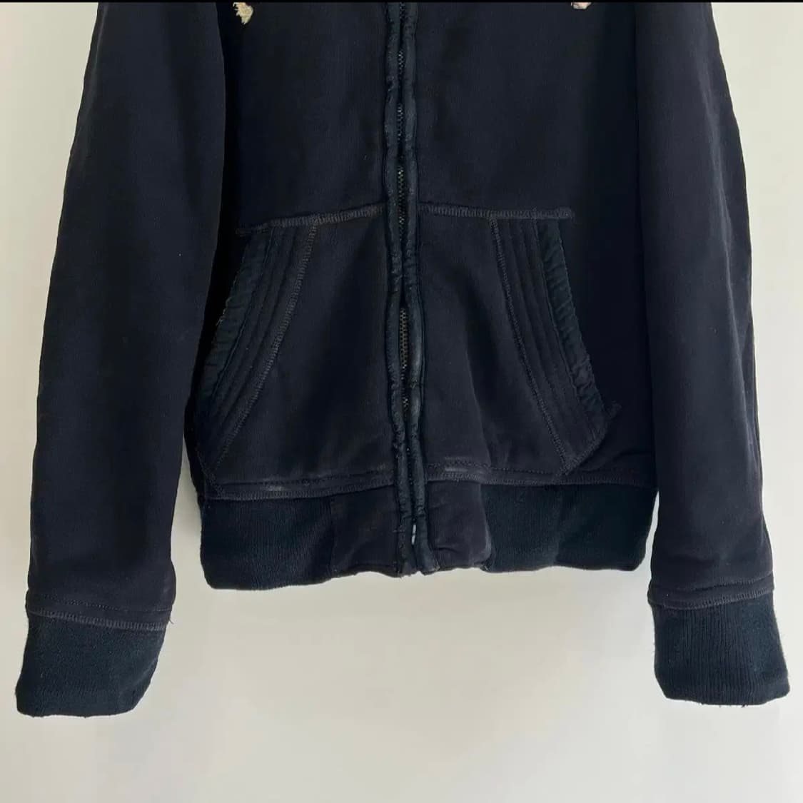 [M] 아베크롬비 울프죠 네이비 후드집업 상품이미지3