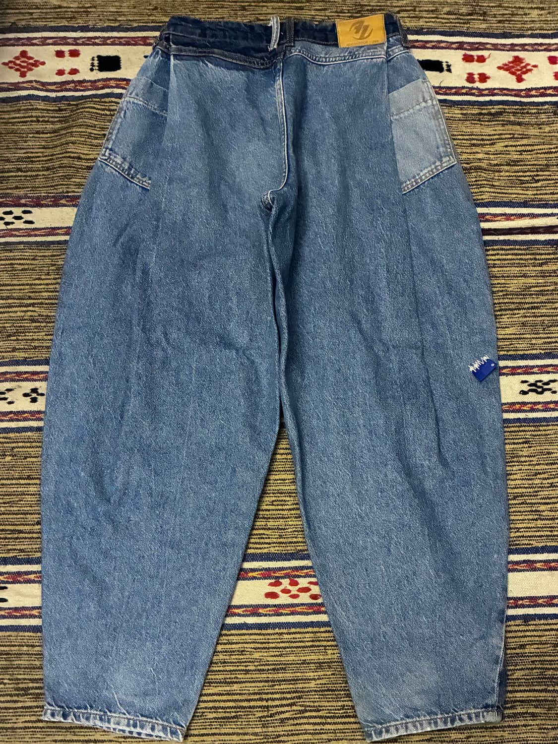 (26~28)Ader zara 자라 x 아더에러 베럴 레그 진 데님 블루 상품이미지4