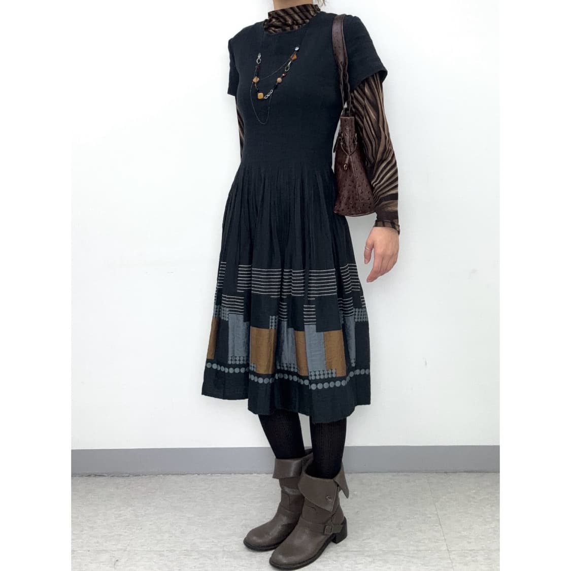 빈티지 브라운 롱슬리브 이너 상품이미지6