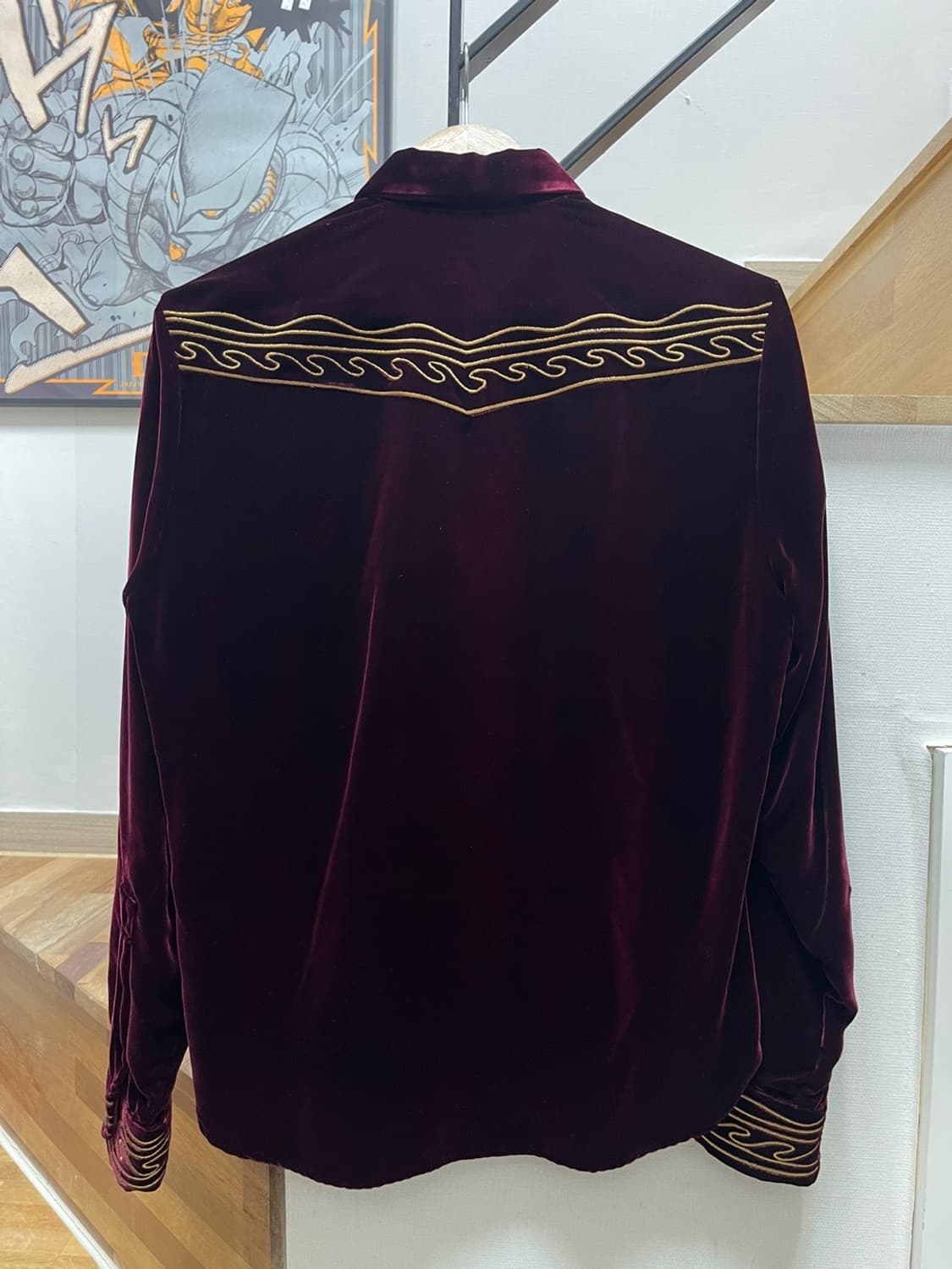 생로랑 18SS 벨벳 셔츠 상품이미지2