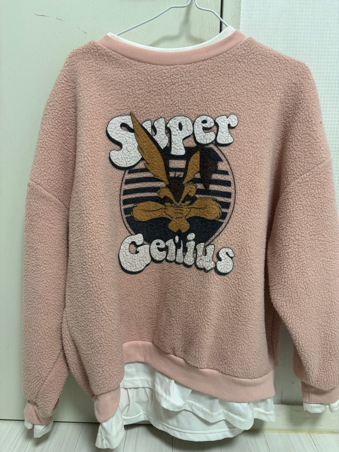 바니걸 레이어드 맨투맨 상품이미지2