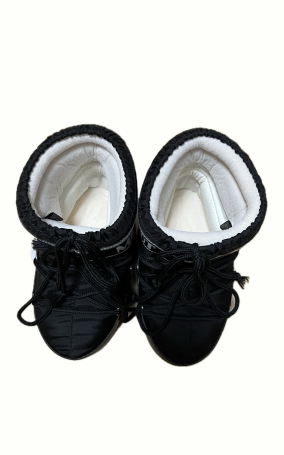 문부츠 아이콘 로우 나일론 부츠 블랙 상품이미지2