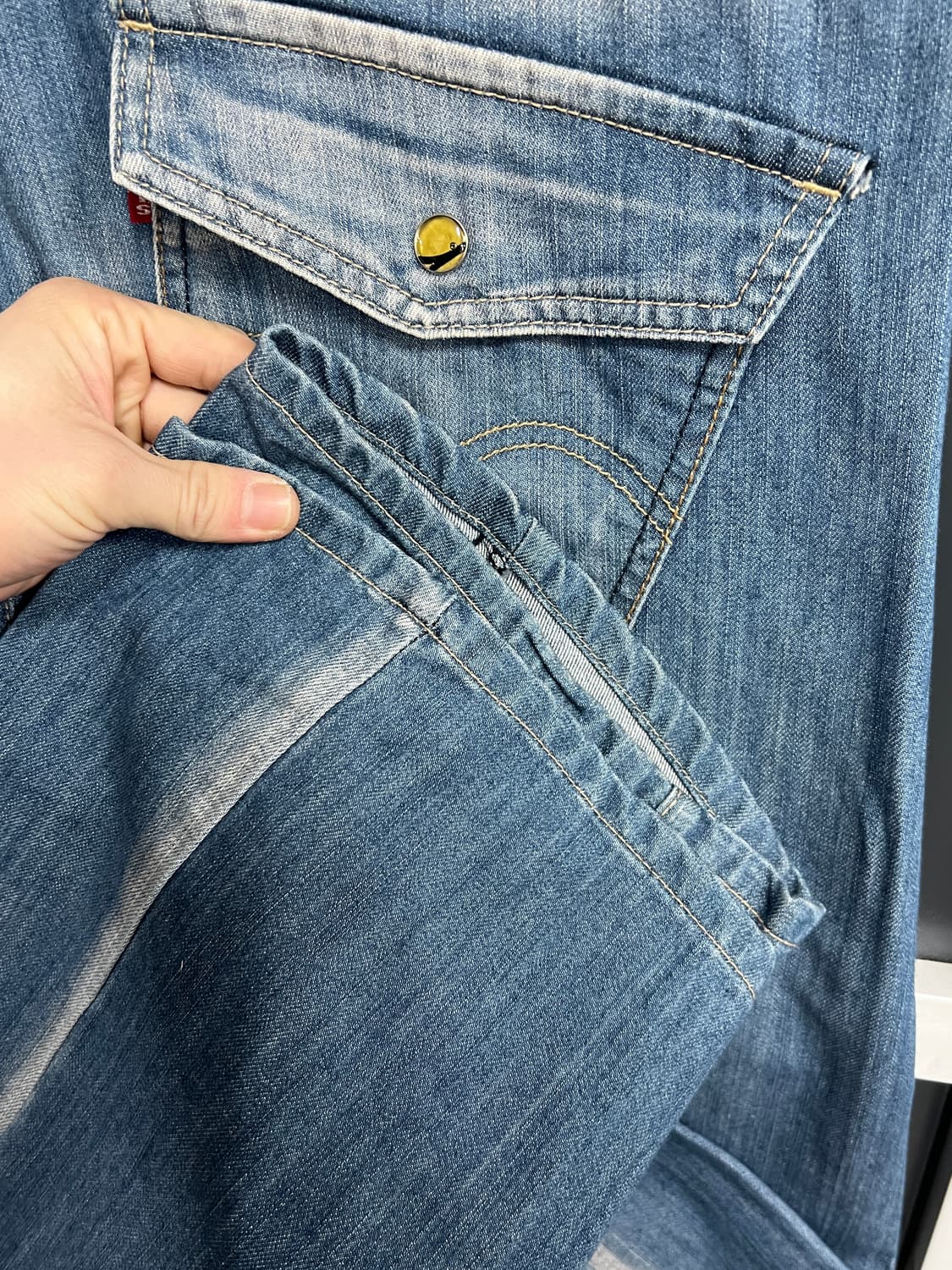 Levis 리바이스 엔지니어드 진스 부츠컷 루즈핏 데님 팬츠 상품이미지4