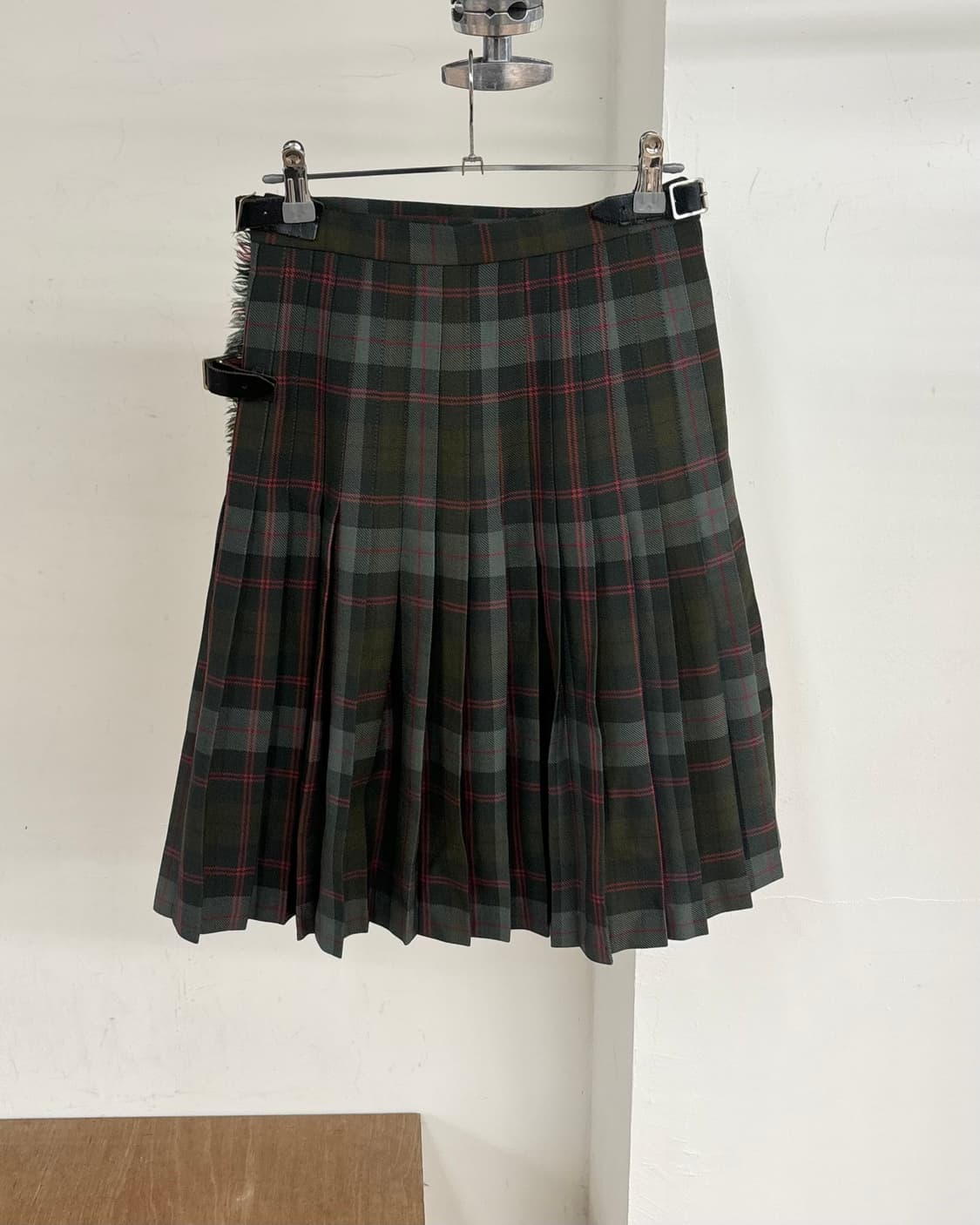 아페쎄 타탄 체크 킬트 스커트 상품이미지4