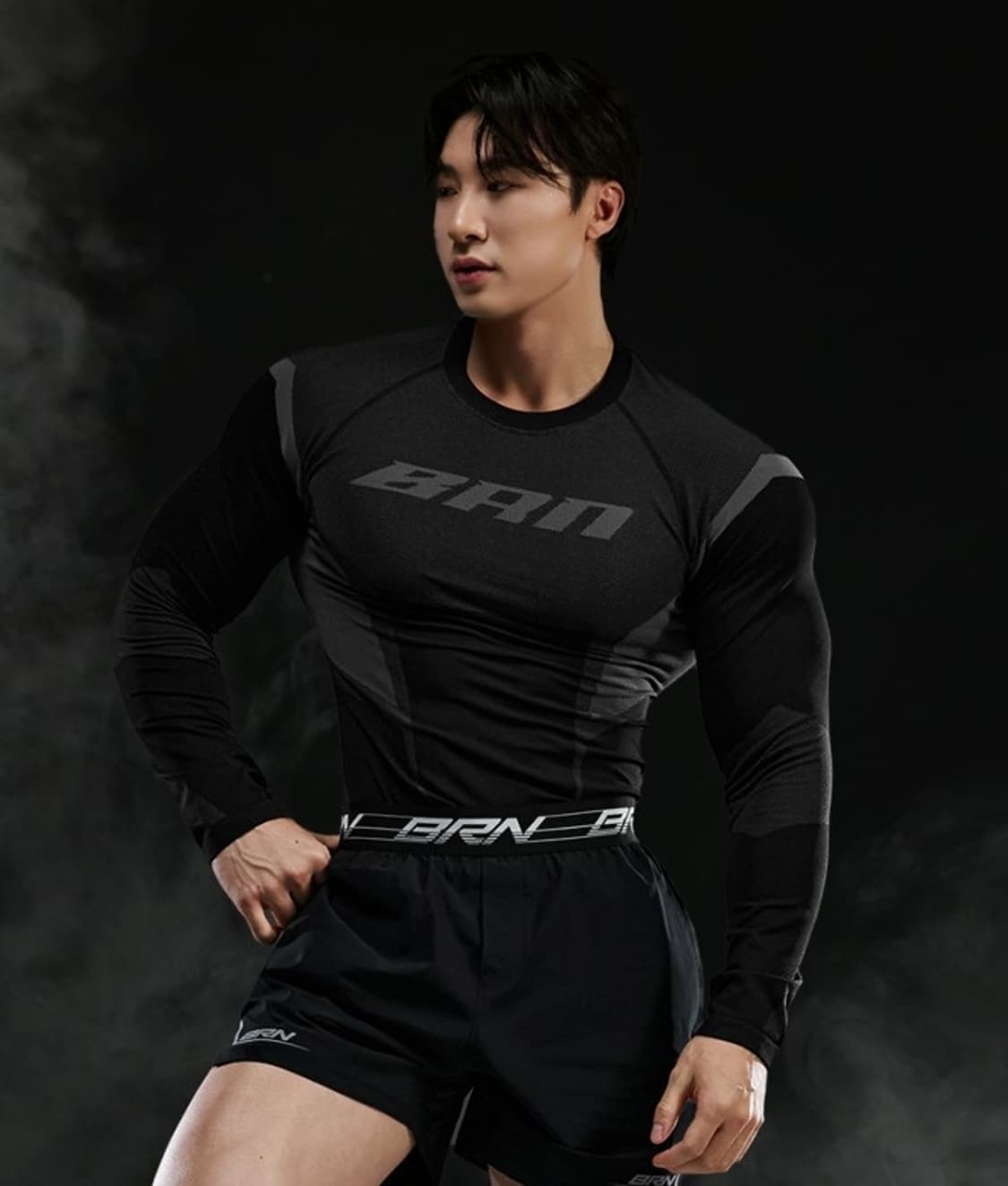 본투윈 BRN 이클립스 2.0 롱슬리브 검정 1사이즈 상품이미지1