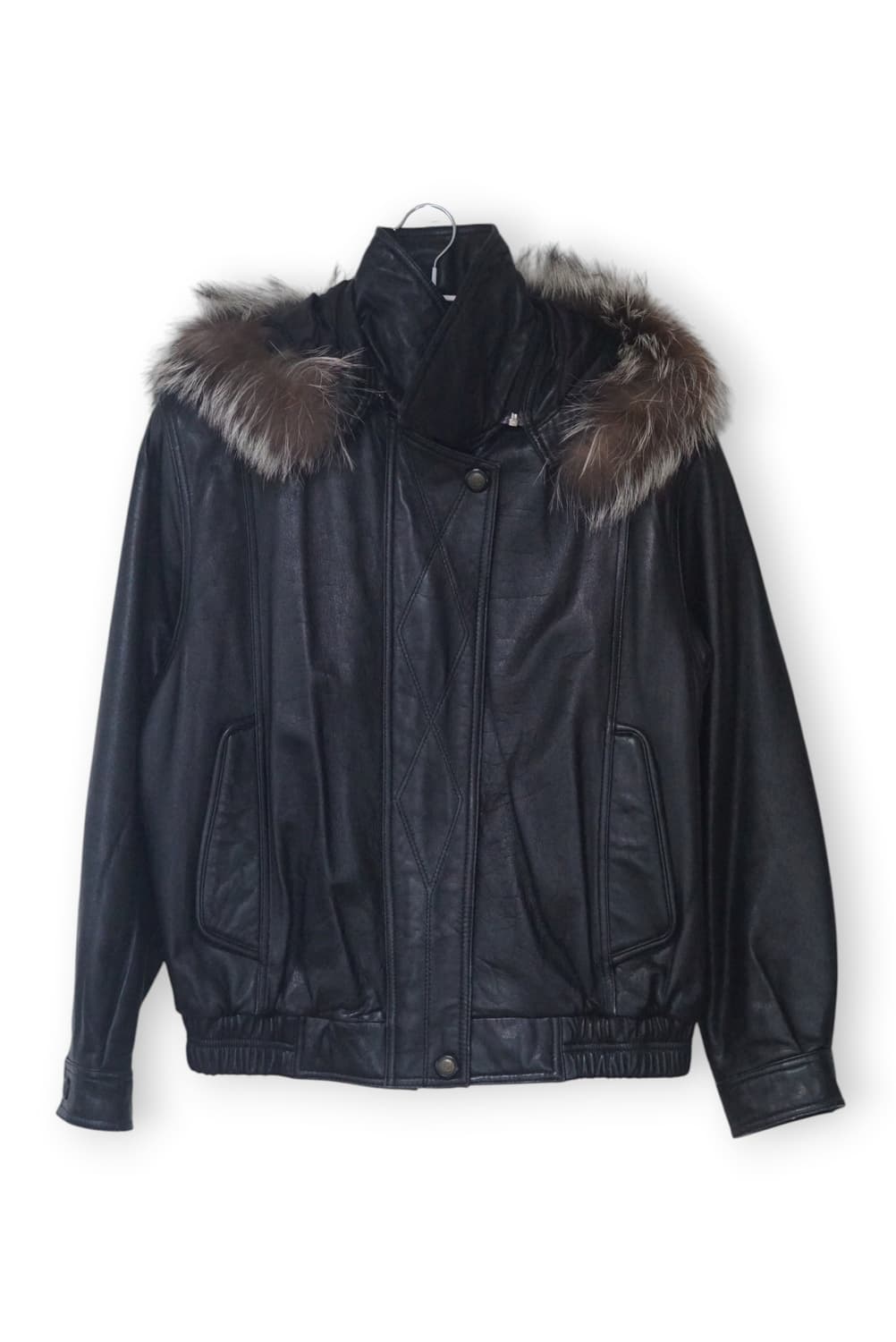 후드레더 퍼 자켓 상품이미지2