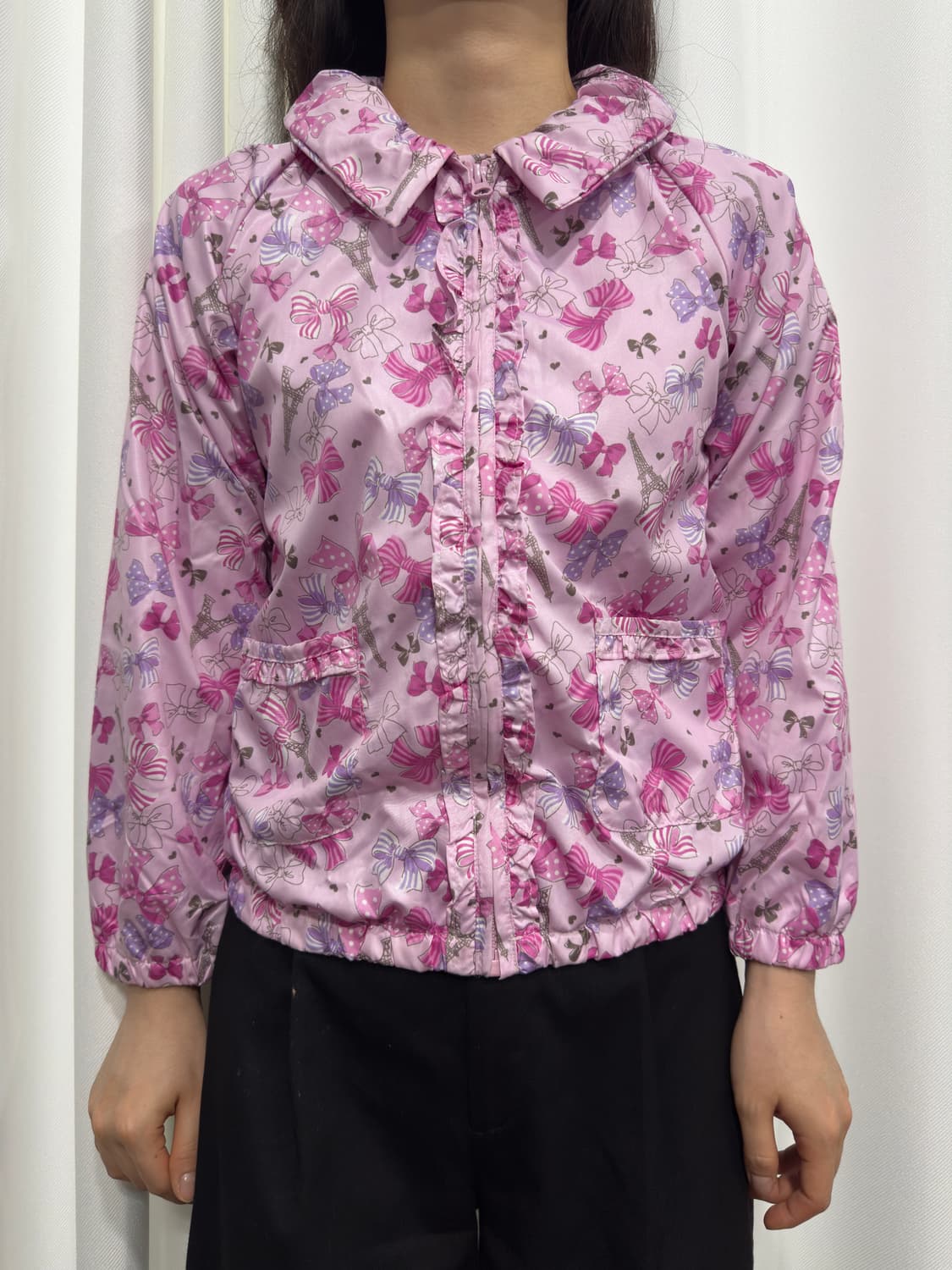 ribbon printing jacket 상품이미지1
