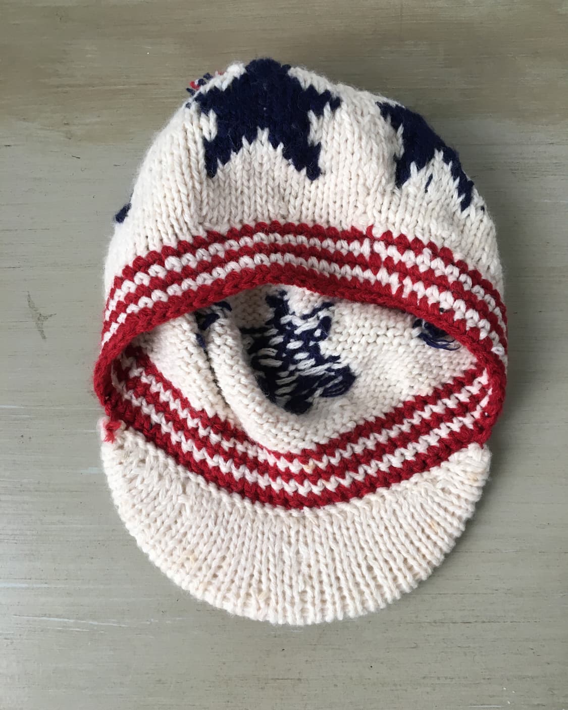 pom star pattenrn knit cap 상품이미지5