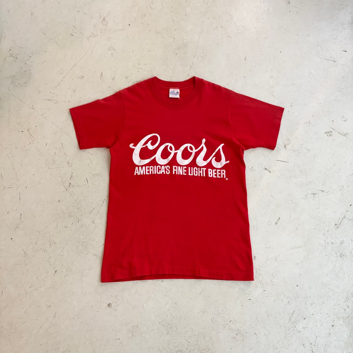 80s-90s USA Coors Banquet 싱글스티치 반팔티 S 상품이미지1