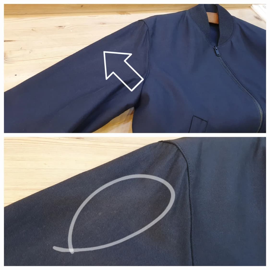 100.COS 블루종 점퍼 상품이미지7