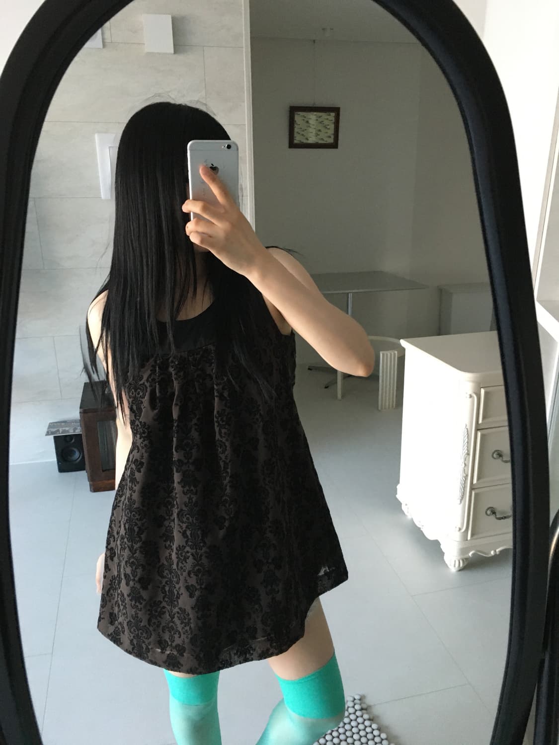 damask flare mini dress 상품이미지6
