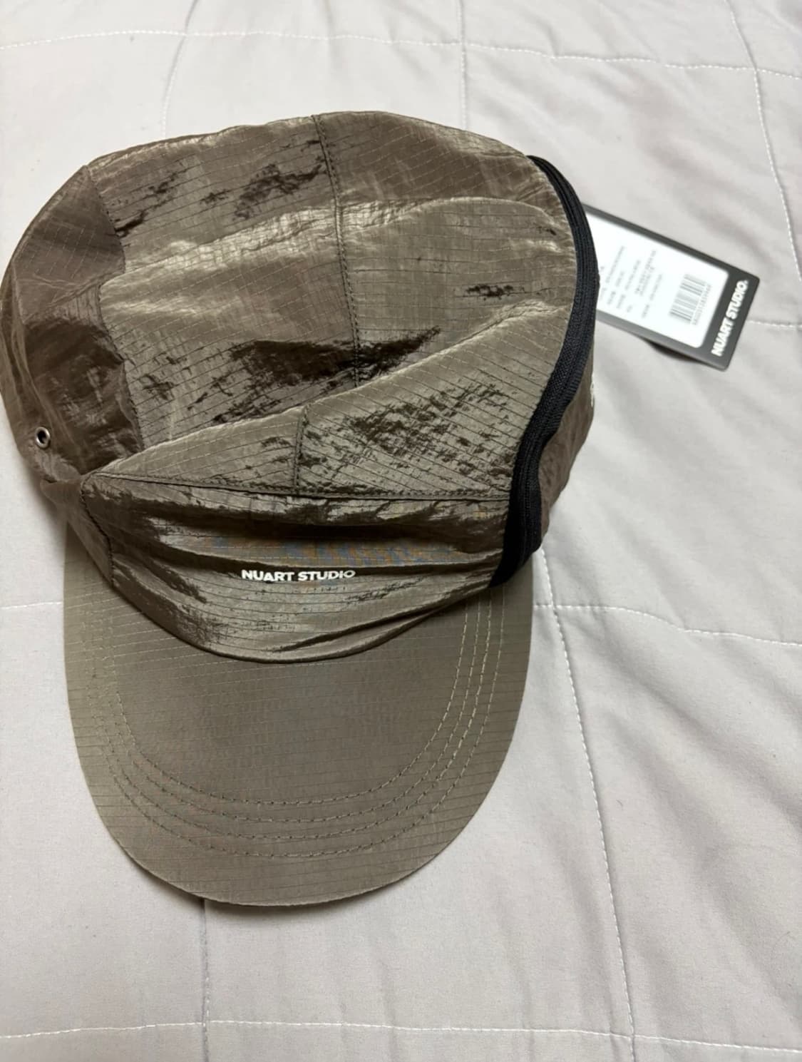 누아트 스튜디오 윈드 벤트 지퍼 러닝 볼캡 상품이미지3