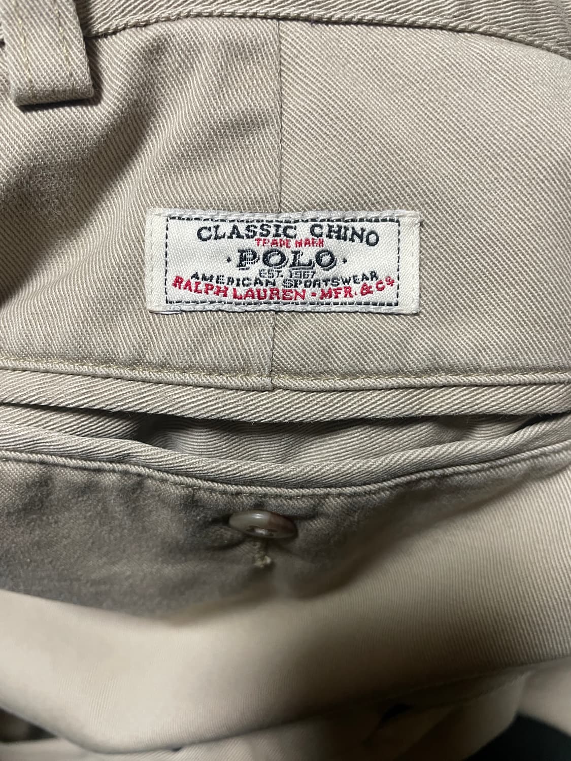 90s 폴로 랄프 로렌 하몬드 팬츠(투턱 치노 팬츠) 상품이미지6