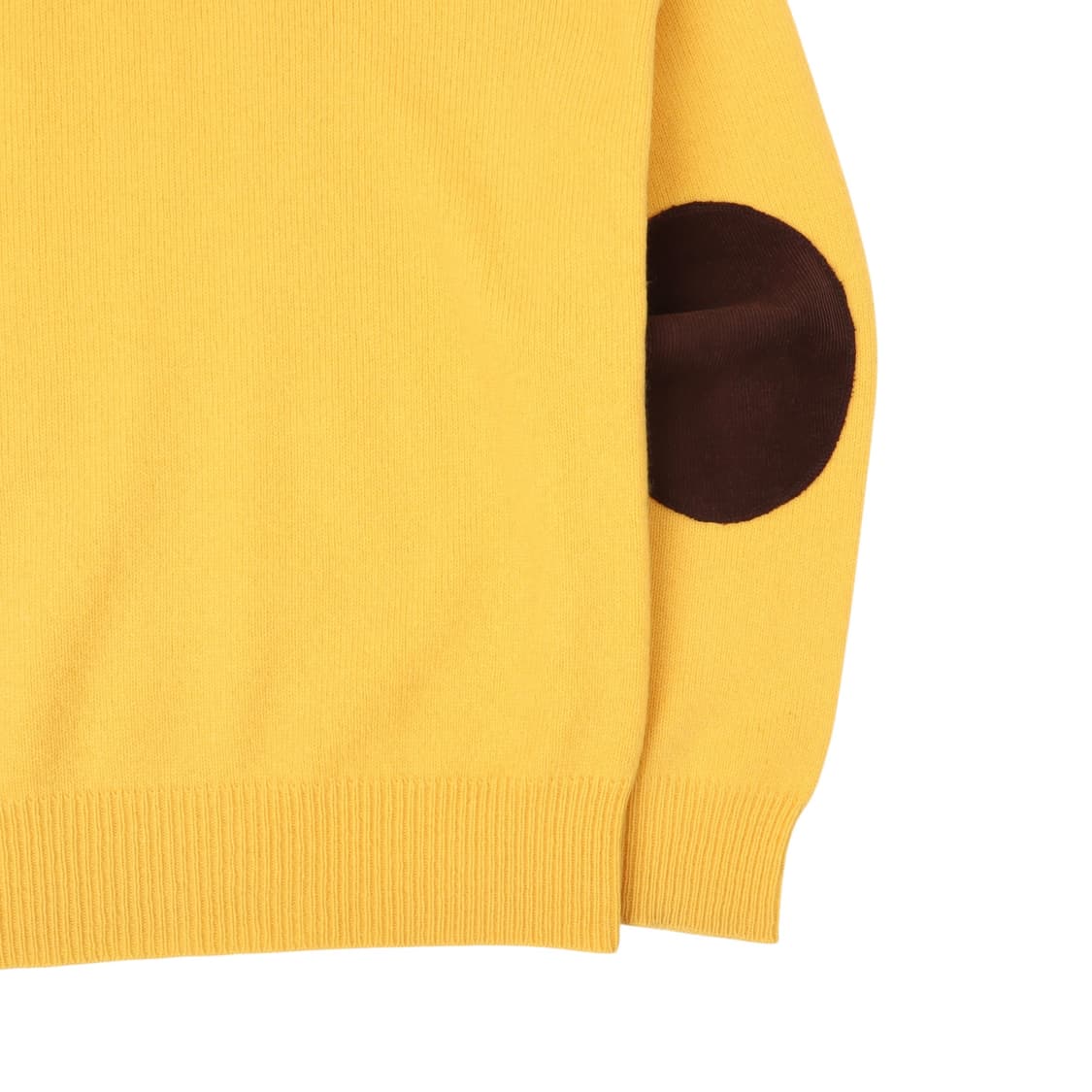 폴로 랄프로렌 옐로우 엘보우패치 브이넥 램스울 니트 상품이미지7