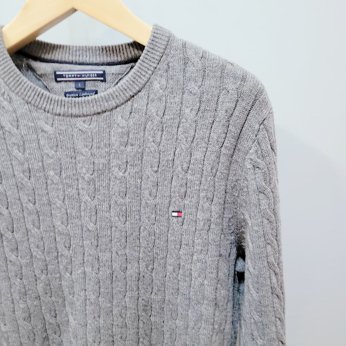 S) 타미힐피거 케이블 니트  상품이미지3
