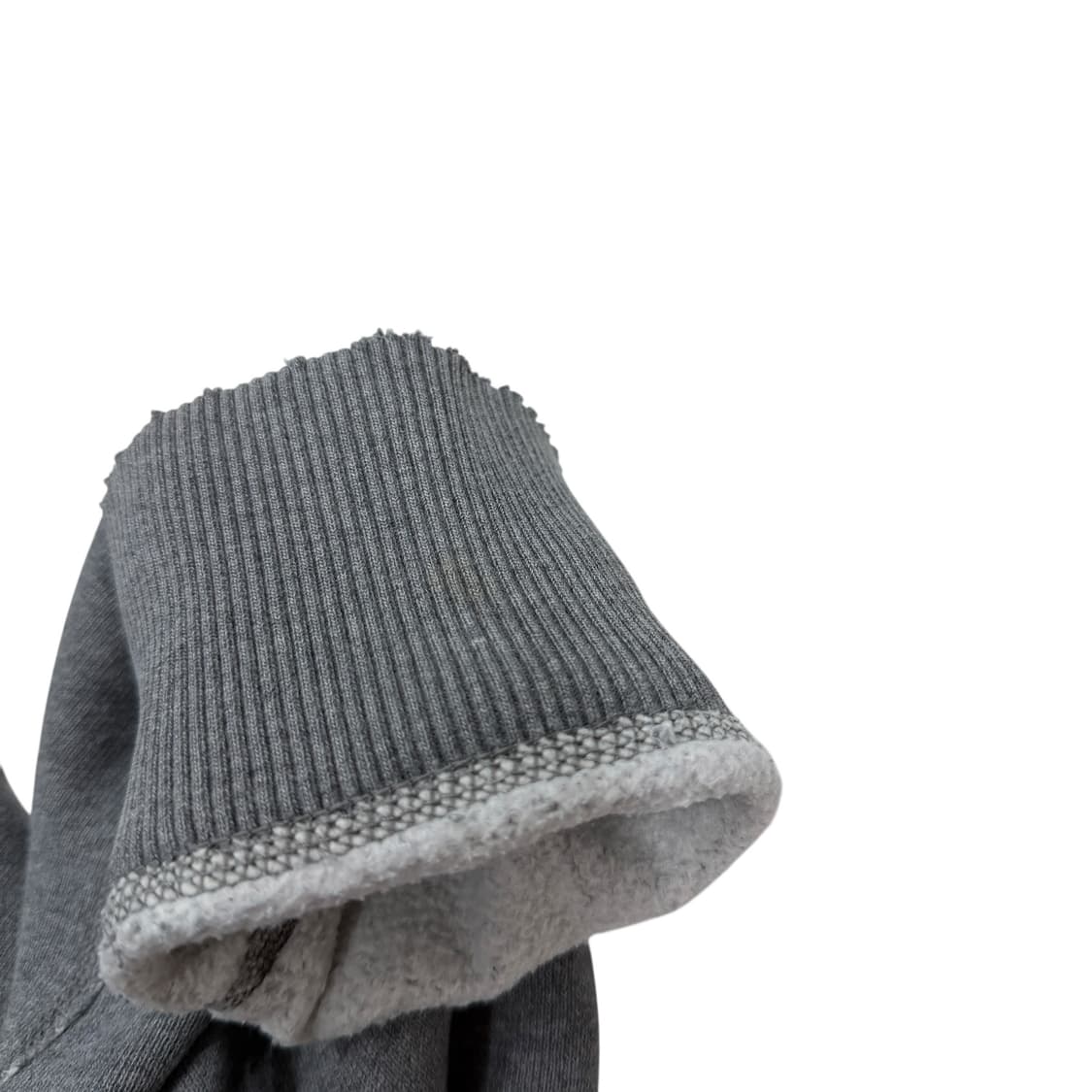 아베크롬비 빈티지 Y2K 스펠로고 데미지 디테일 기모 후드집업 자켓 L 상품이미지5