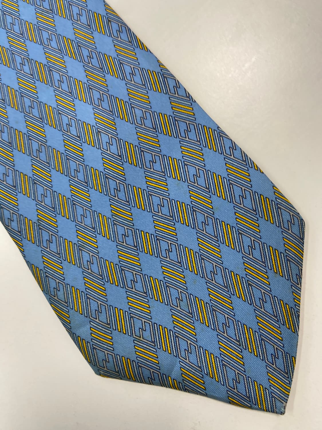 펜디 (FENDI) FF모노그램 정품 명품 넥타이 상품이미지7