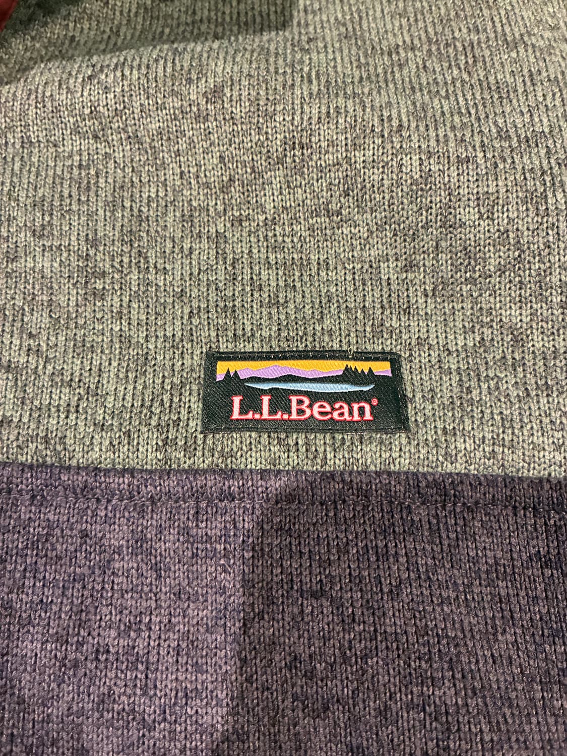 S) L.L. bean 엘엘빈 플리스 니트 스냅 플오버 신칠라 상품이미지4