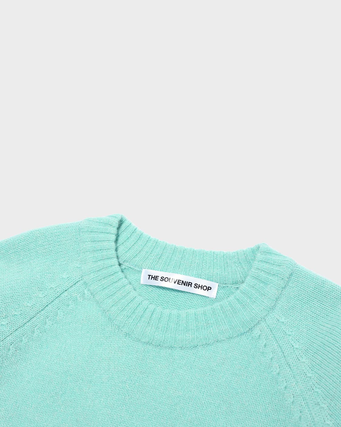 더수베니어샵 민트 니트 L size 상품이미지2