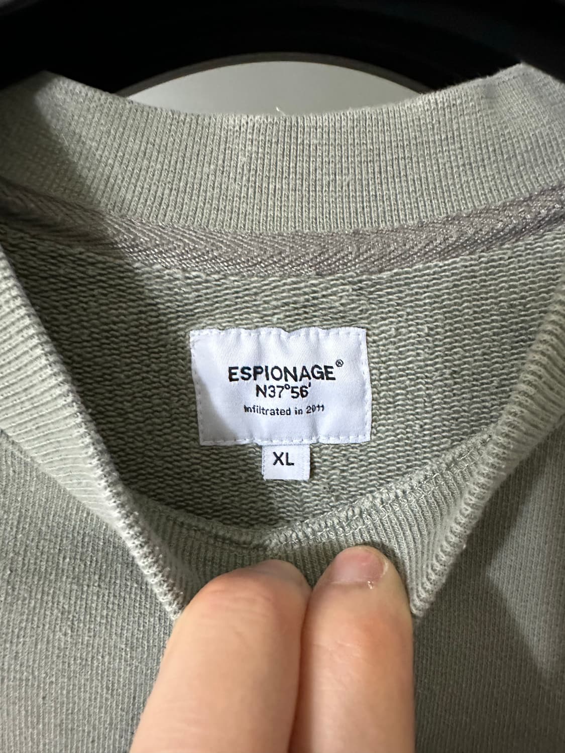 에스피오나지 밀리터리 스웻셔츠 2종 (XL) 상품이미지2