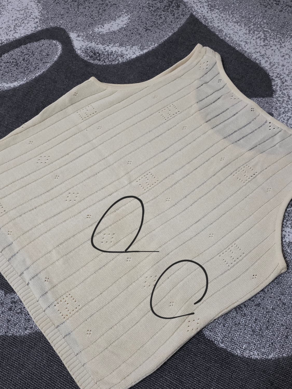 FENDI 펜디 정품 포인텔 크롭 니트 슬리브리스 상품이미지5