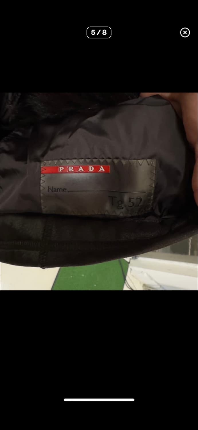PRADA 00s 아카이브 퍼 자켓 상품이미지5
