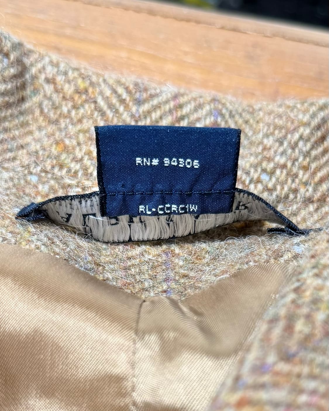 랄프로렌 베이지 램스울 앨보우 스웨이드 패치 자켓 상품이미지8