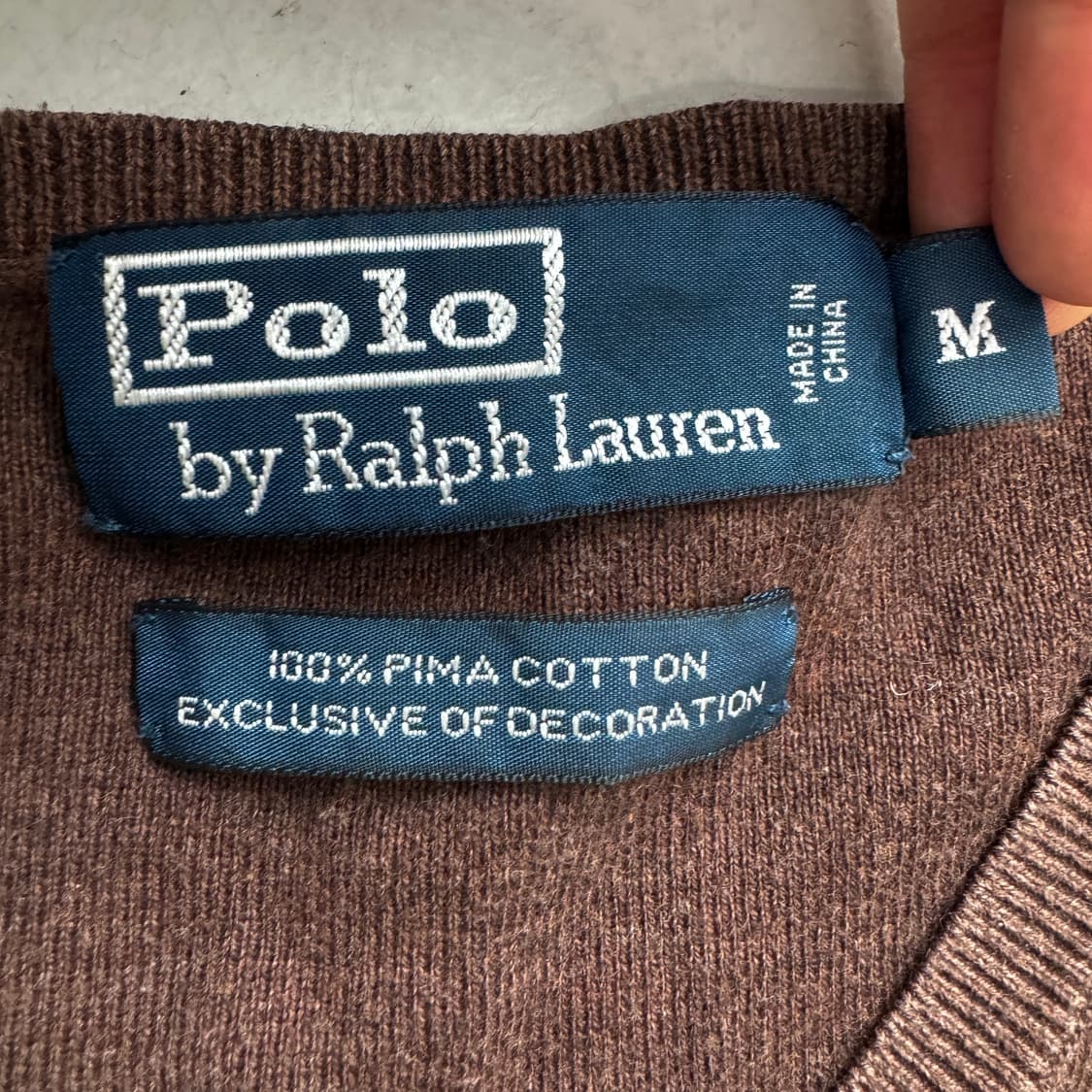 폴로 포니 브라운 니트 상품이미지5