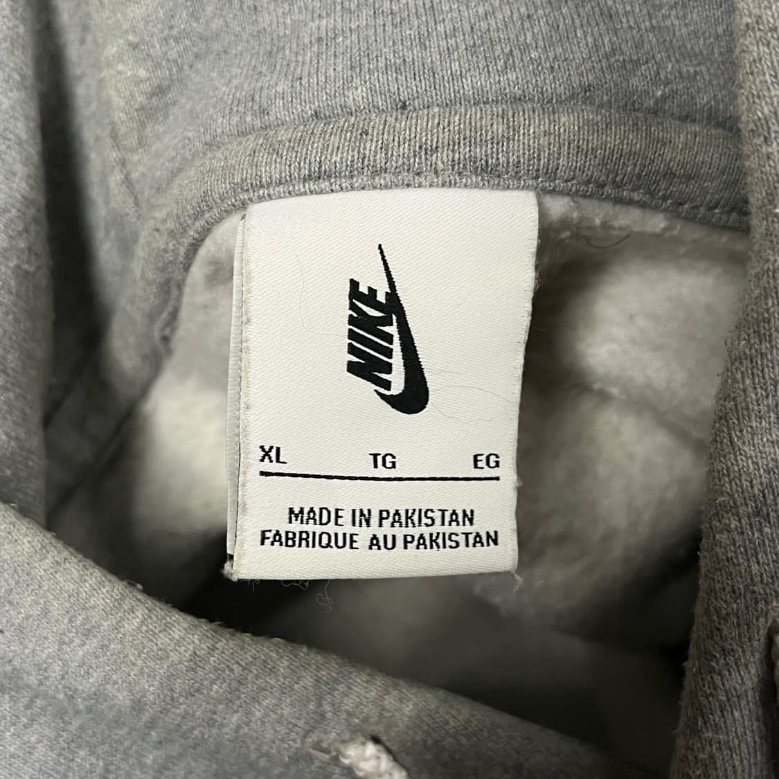 [정품/XL] 나이키 스우시 후드티 그레이 nrg b19 상품이미지5